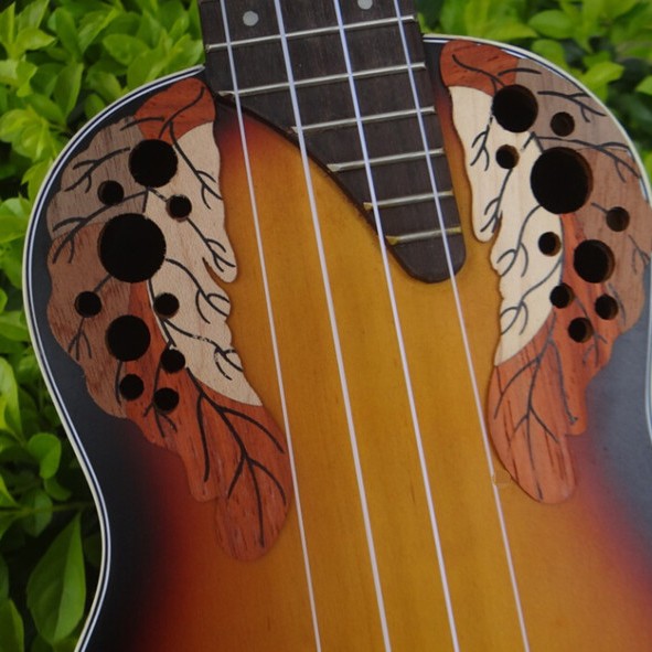 CHARDS ED12-2EQ 葡萄孔 電木UKULELE